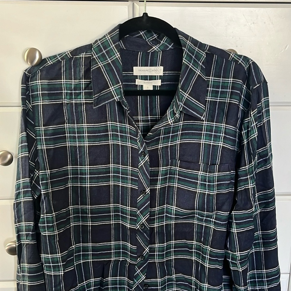 Boyfriend style button up